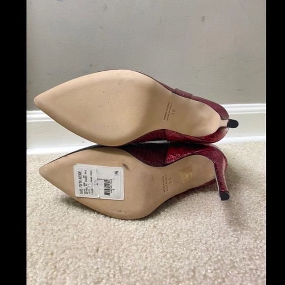 Paris Texas Metallic Snakeskin-Embossed Booties - Picture 8 of 15